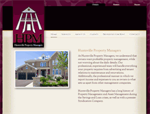 Tablet Screenshot of huntsvillepropertymanagers.com